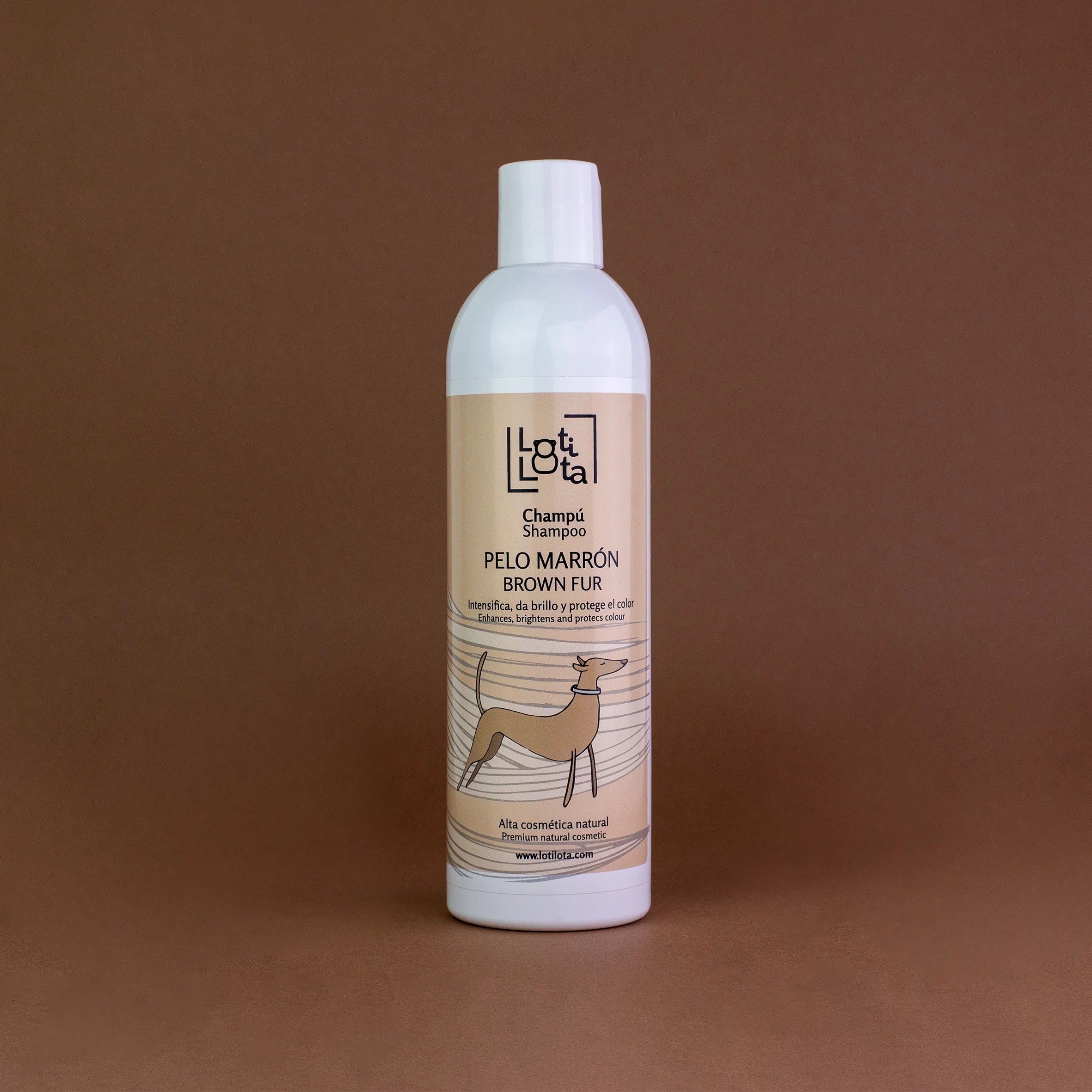 Loti Lota Champú para Perros de Pelo Marrón 500 ml