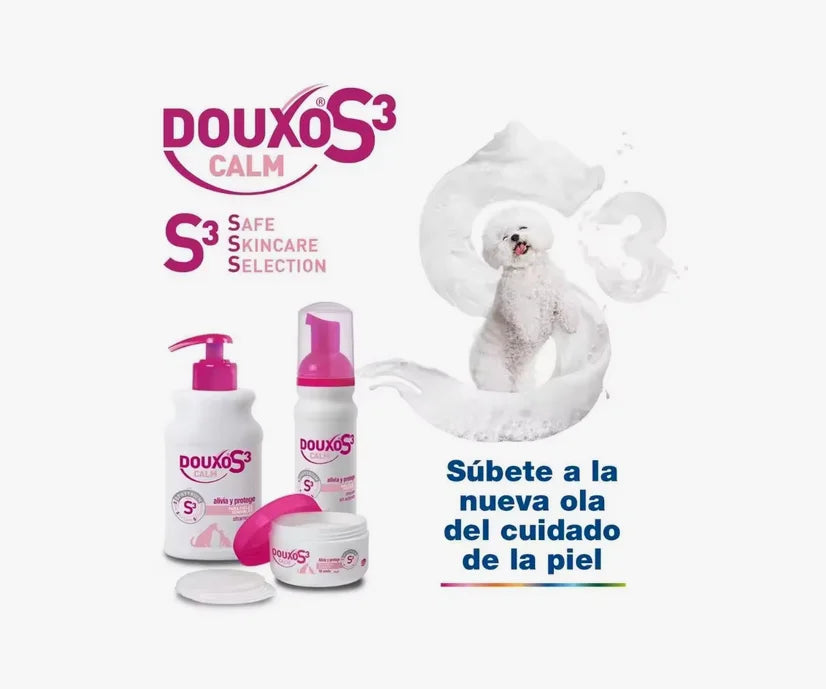 DOUXO S3 Calm Champú para perros y gatos – piel sensible e irritada