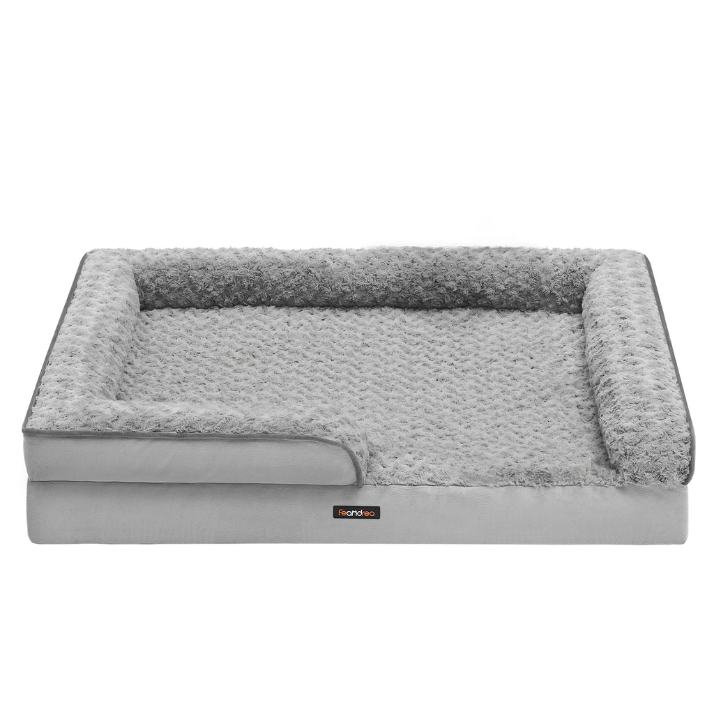 Cama Ortopédica para Perros con Espuma Viscoelástica y Bordes Elevados