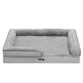 Cama Ortopédica para Perros con Espuma Viscoelástica y Bordes Elevados