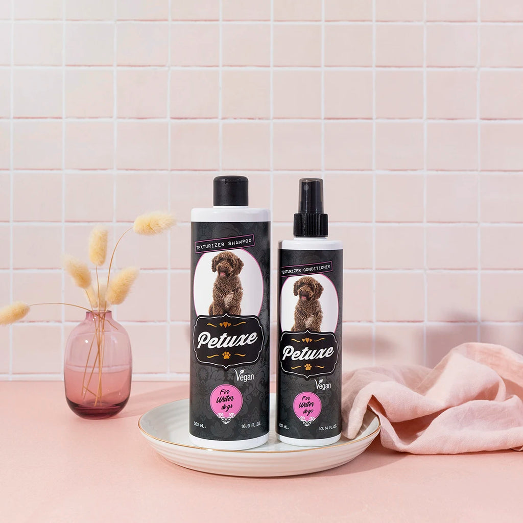 PETUXE Champú Vegano para Perros de Agua – Hidratación y definición de rizos