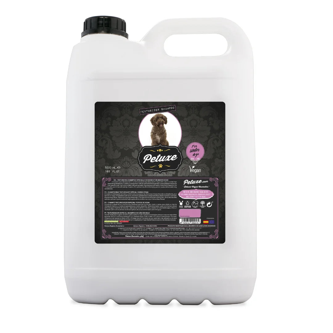 PETUXE Champú Vegano para Perros de Agua – Hidratación y definición de rizos
