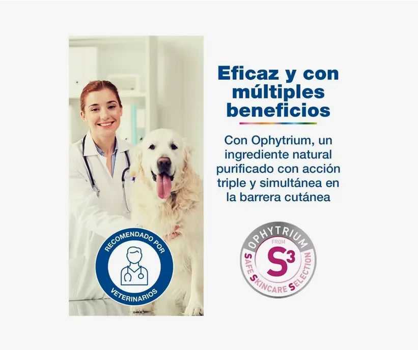 DOUXO S3 Calm Champú para perros y gatos – piel sensible e irritada