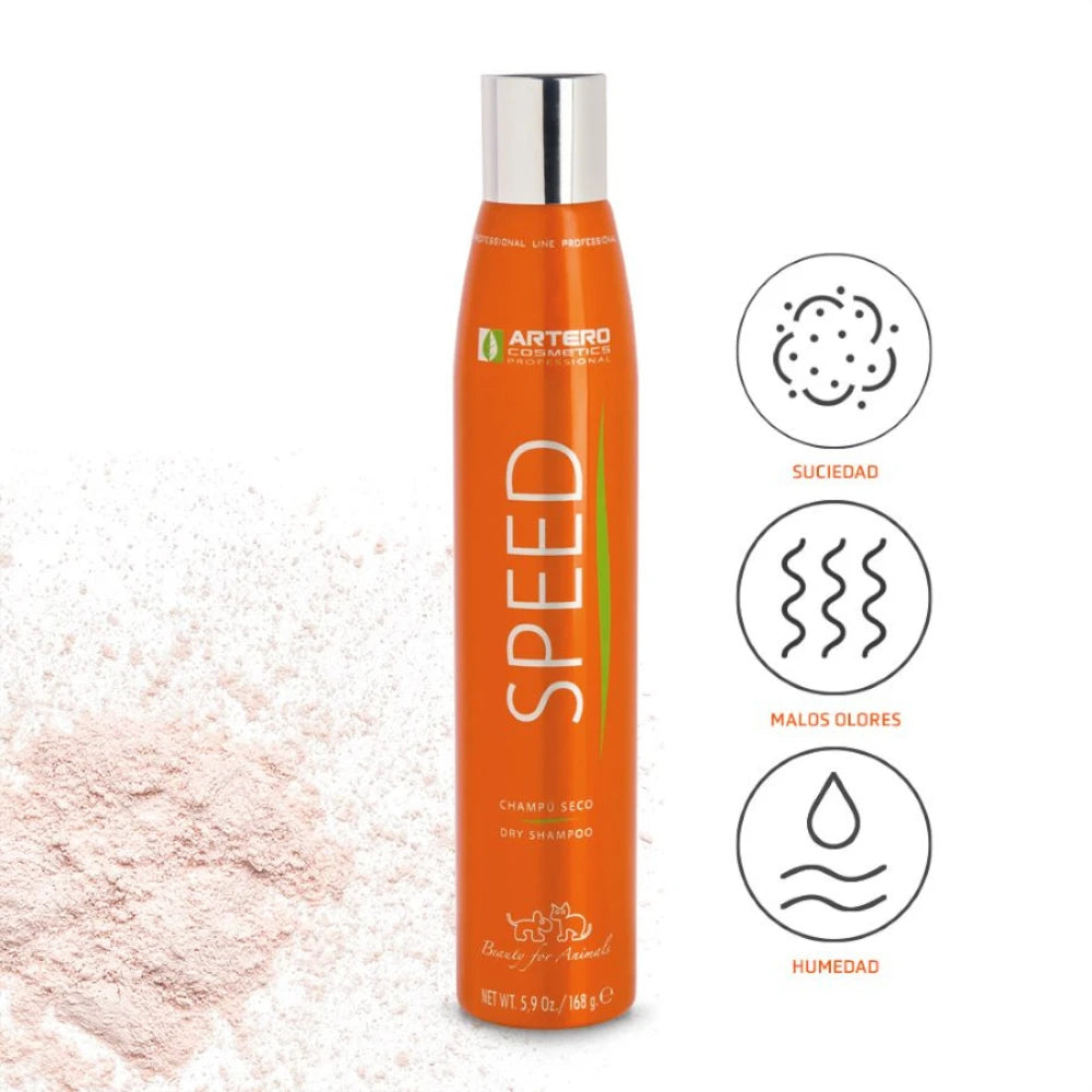 ARTERO Speed Dry – Champú en seco para perros y gatos 300 ml