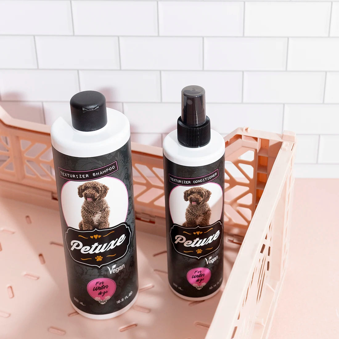PETUXE Champú Vegano para Perros de Agua – Hidratación y definición de rizos