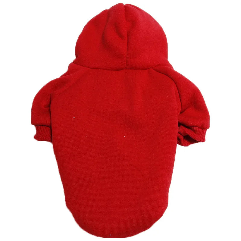 Sudadera para Perros con Capucha de Forro Polar Abrigo Cálido para Perros Pequeños, Medianos y Grandes