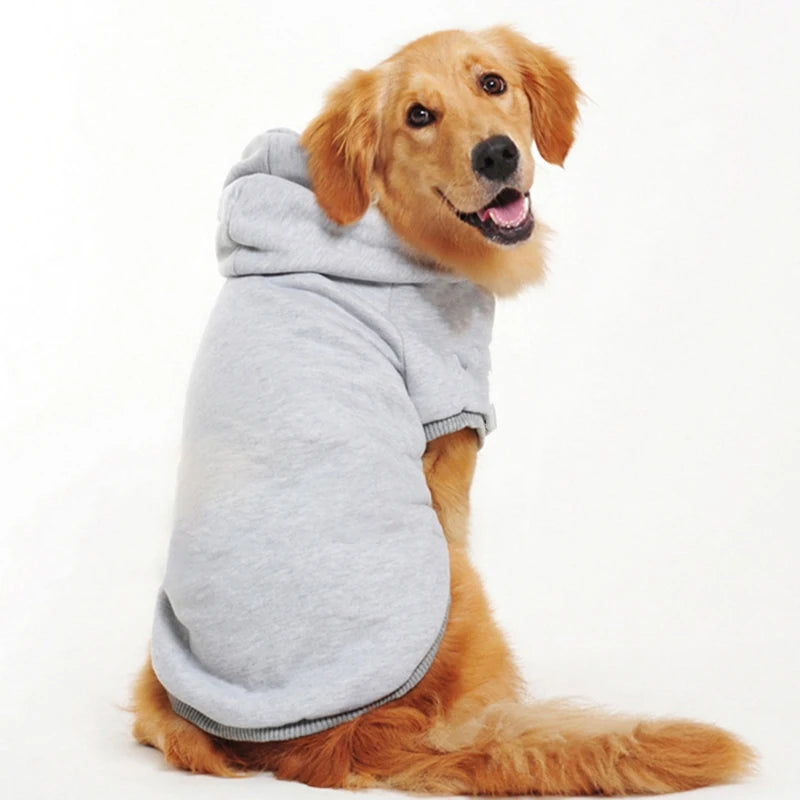 Sudadera para Perros con Capucha de Forro Polar Abrigo Cálido para Perros Pequeños, Medianos y Grandes