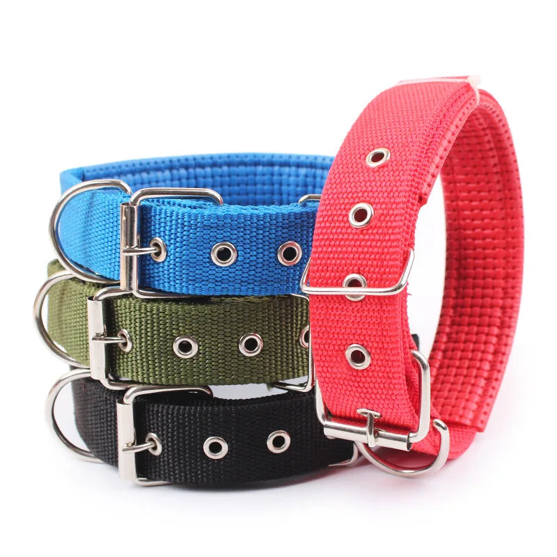 Collar de Nylon para Perros Resistente y Ajustable