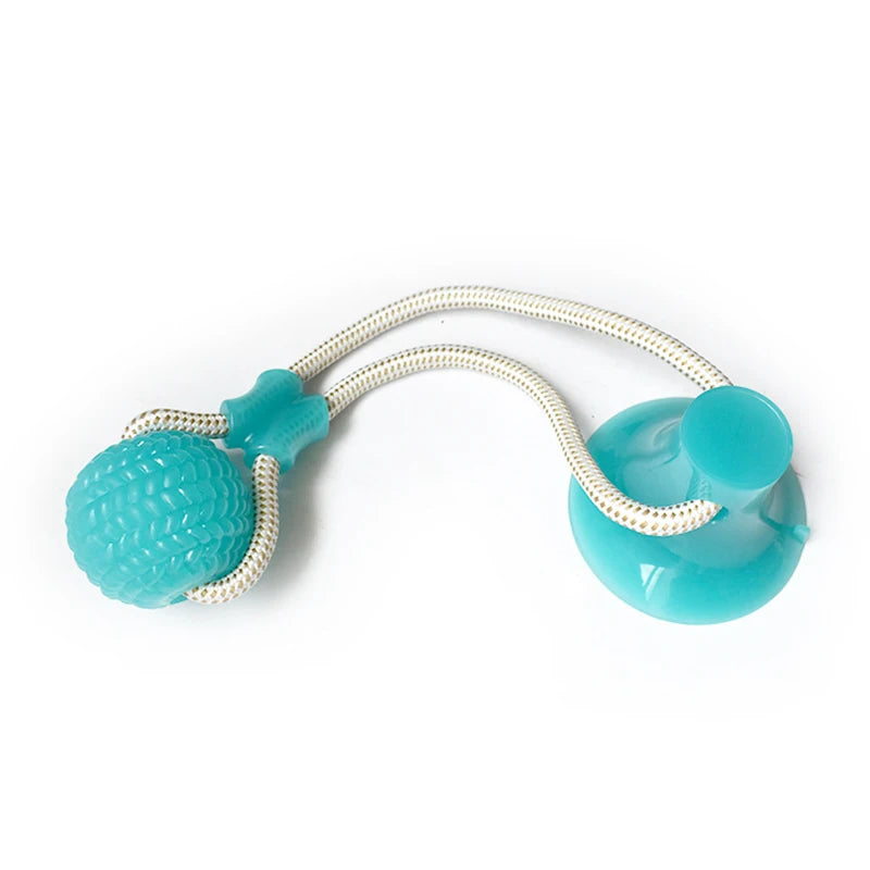 Juguete Interactivo para Perros con Ventosa y Pelota Mordedora
