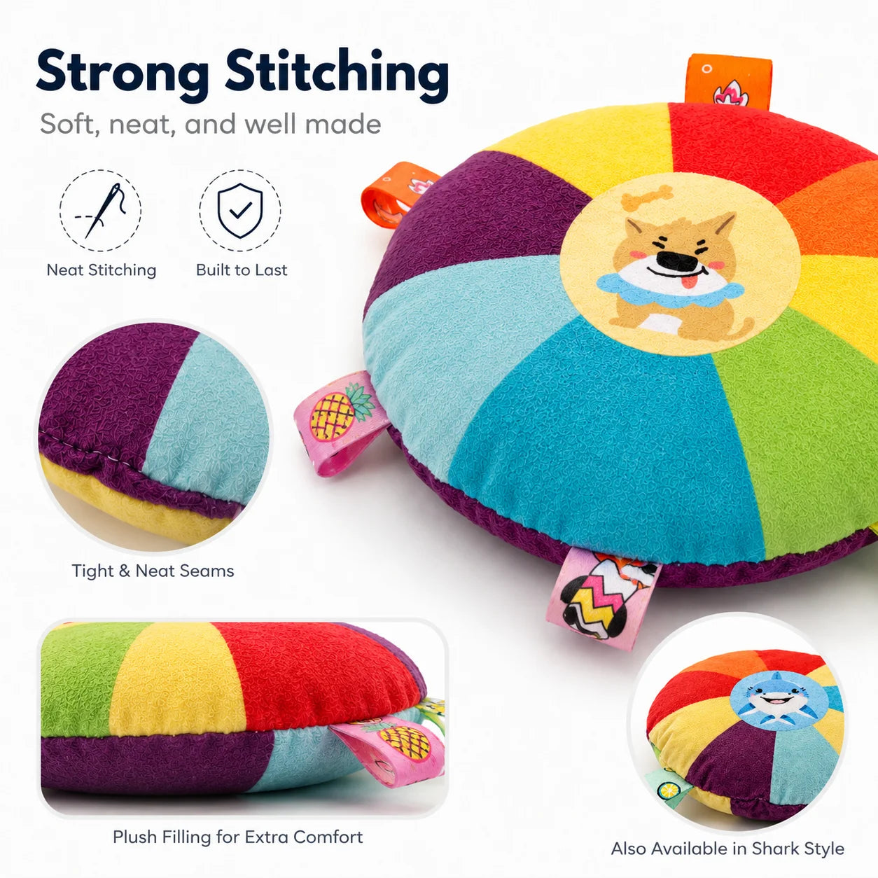 Peluche Interactivo para Perros con Sonido y Mordedor Resistente