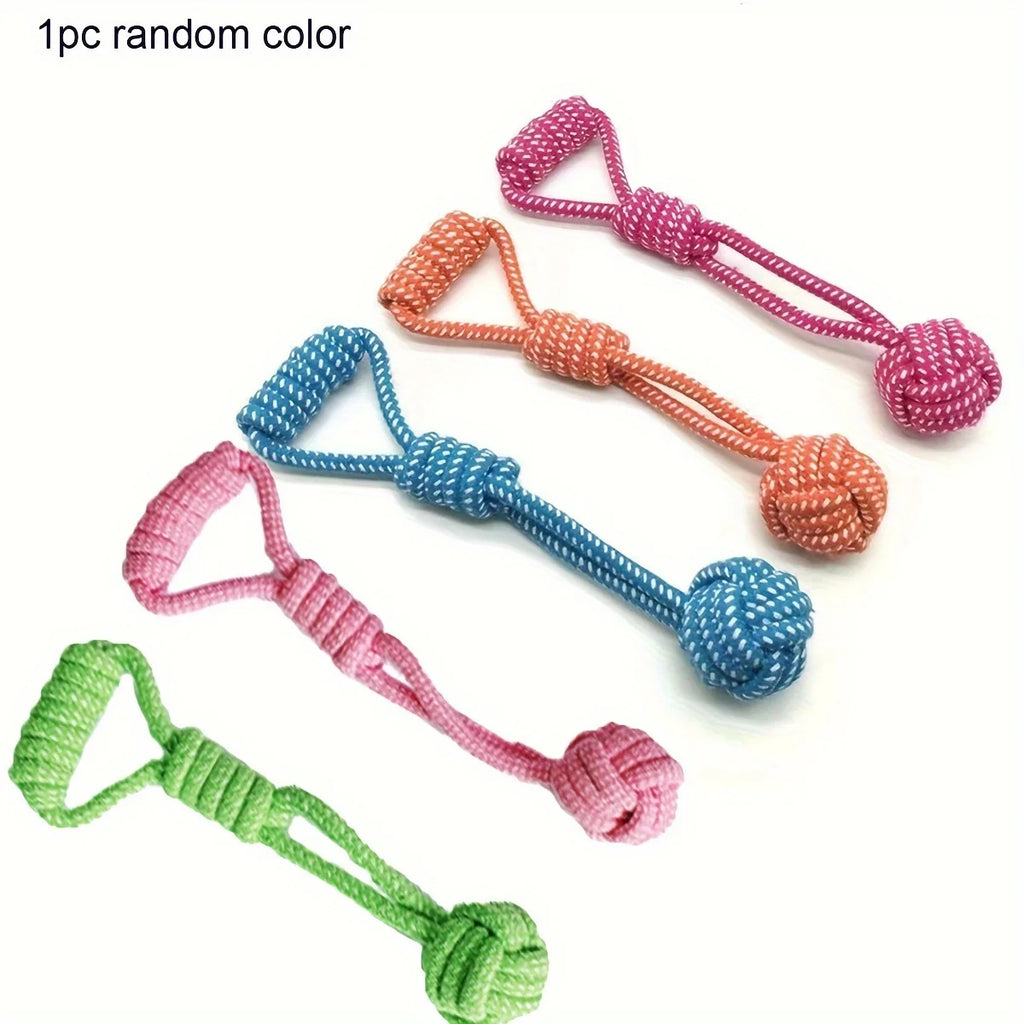 Cuerda Mordedora para Perros con Pelota Juguete de Tirar Resistente