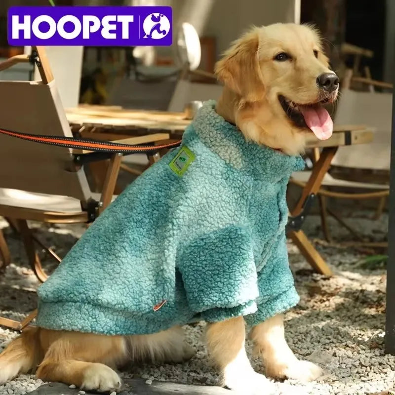 HOOPET Abrigo de Invierno para Perros Grandes con Forro de Lana