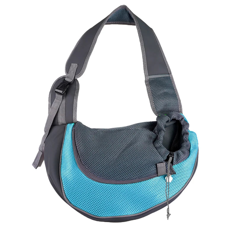 Bolso Transportín Bandolera para Perros y Gatos Pequeños Transpirable y Ajustable