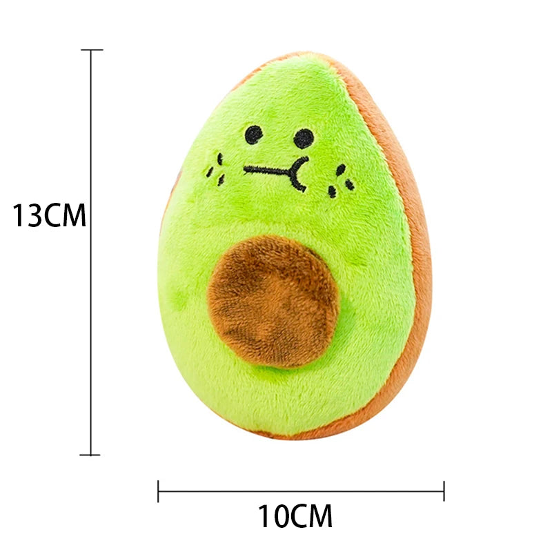 Peluche para Perros con Sonido Mordedor Antiestrés de Frutas