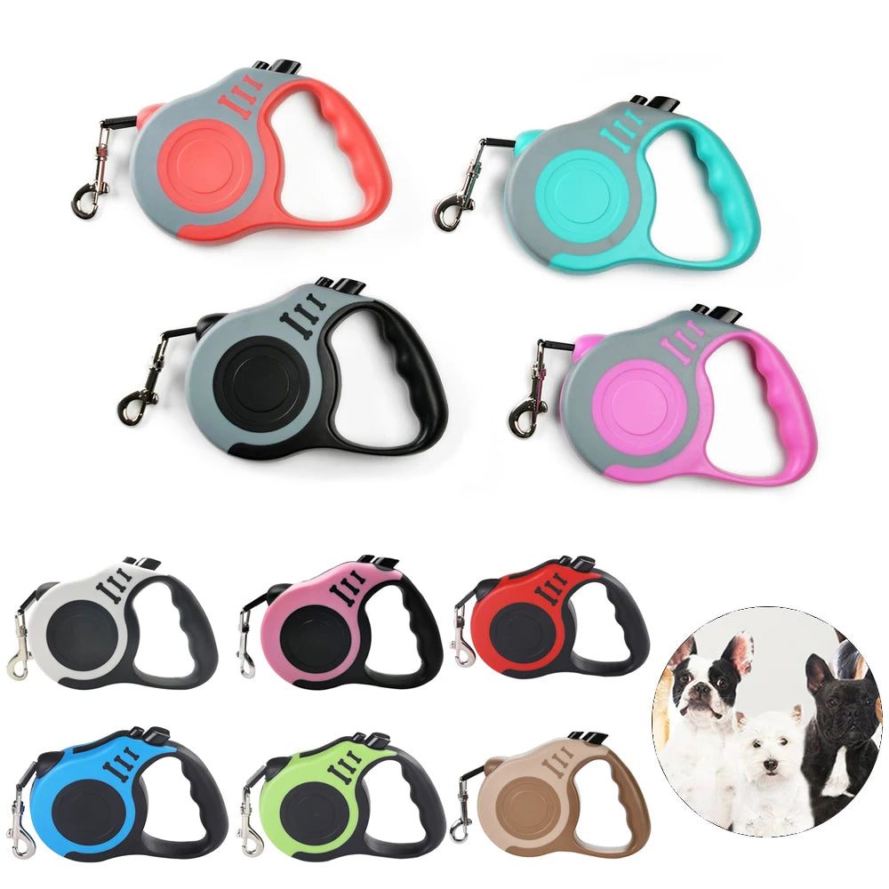 Correa Extensible para Perros Automática y Resistente de 3m y 5m