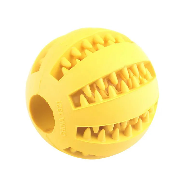 Pelota Interactiva para Perros con Dispensador de Snacks y Mordedor Dental