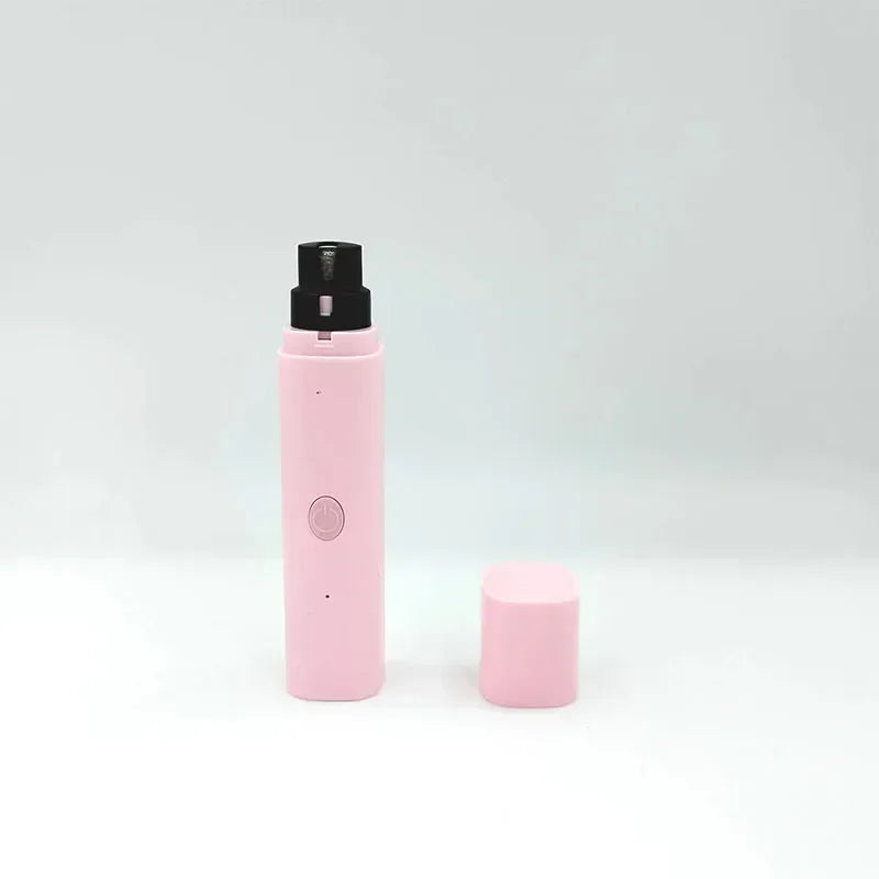 Lima eléctrica para uñas de perros y gatos recargable con luz LED silenciosa