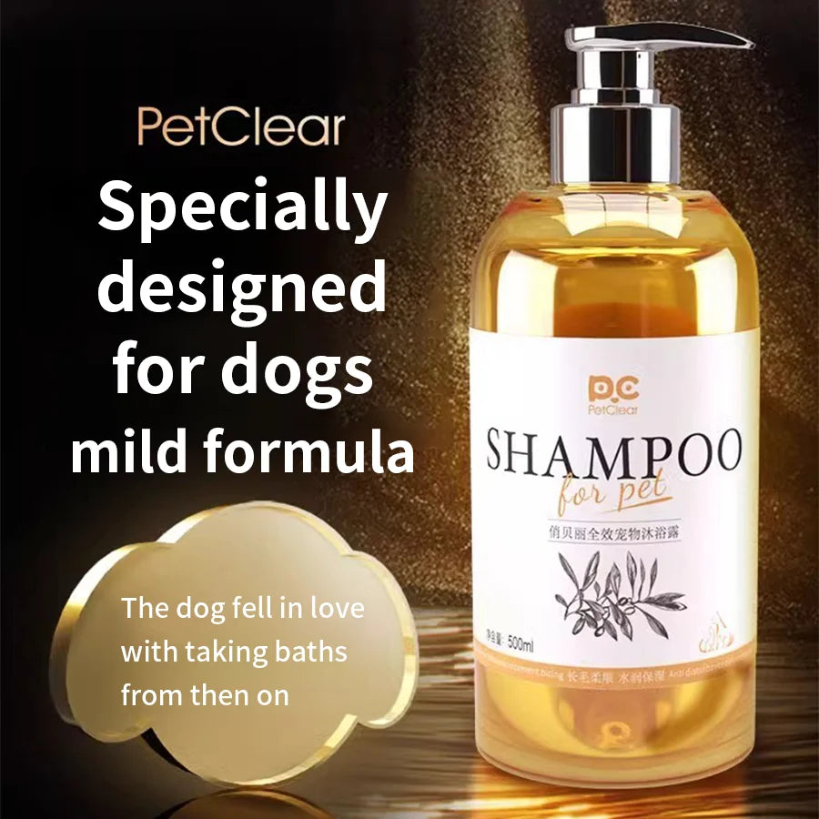PETCLEAR Champú y Acondicionador 2 en 1 para Perros 500 ml