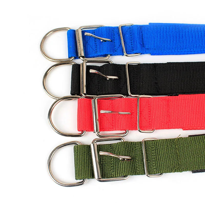 Collar de Nylon para Perros Resistente y Ajustable
