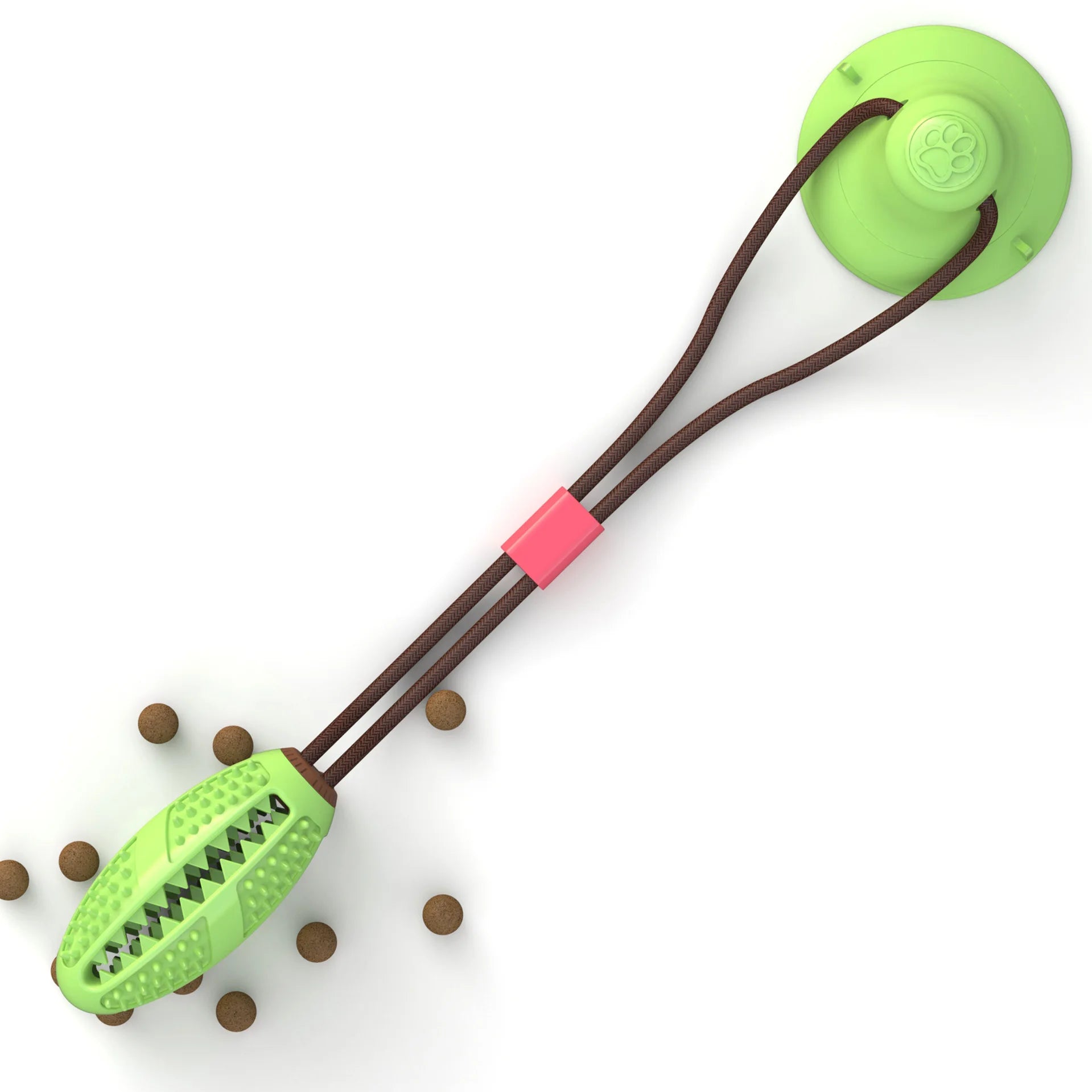 Juguete Interactivo para Perros con Ventosa y Dispensador de Snacks