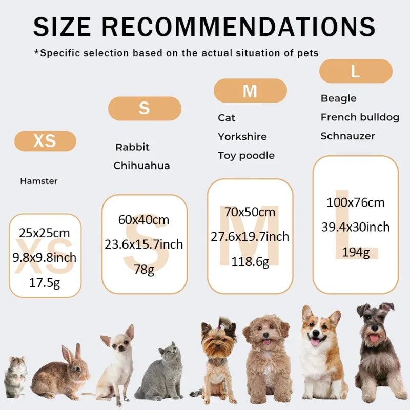 Manta Polar Suave para Perros y Gatos con Diseños
