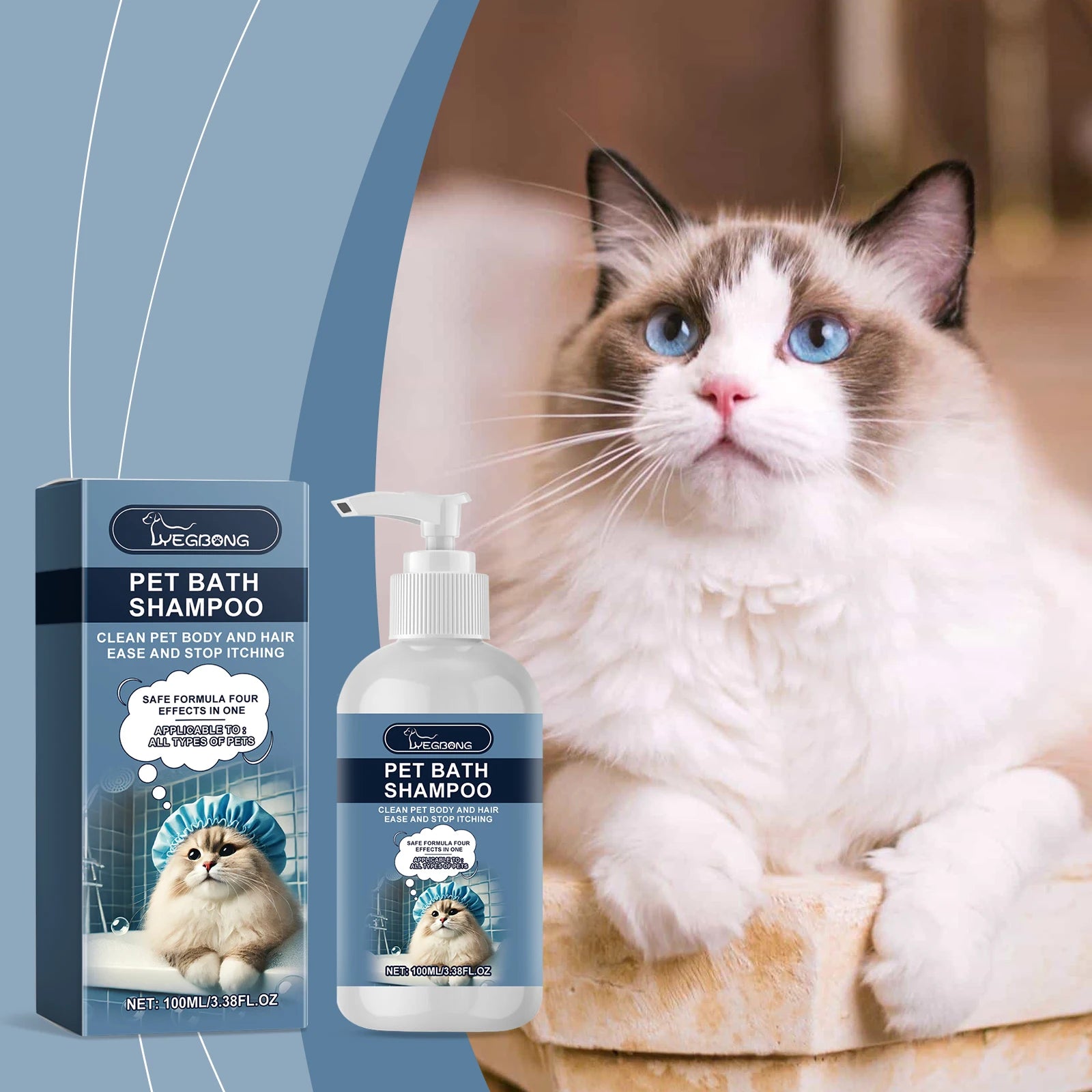 YEGBONG Champú para perros – limpieza profunda y control de malos olores