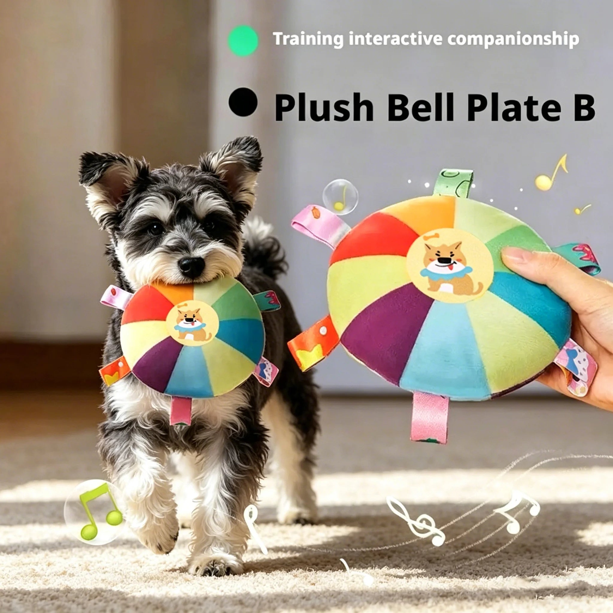 Peluche Interactivo para Perros con Sonido y Mordedor Resistente