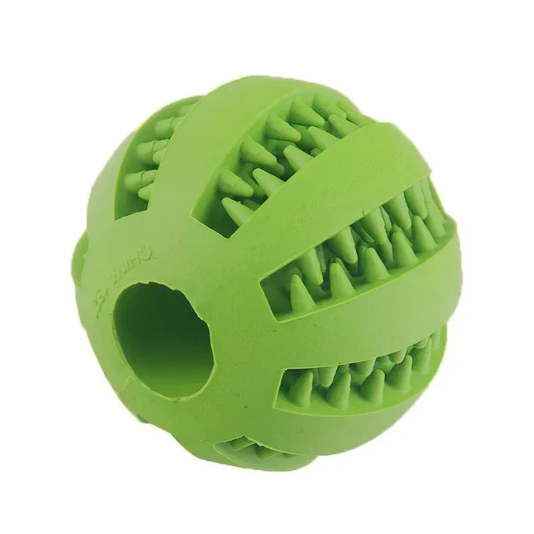 Pelota Interactiva para Perros con Dispensador de Snacks y Mordedor Dental