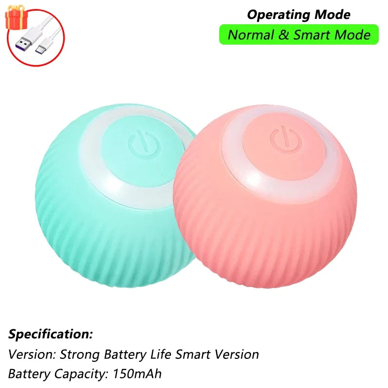 Pelota Interactiva Inteligente para Perros y Gatos con Movimiento Automático