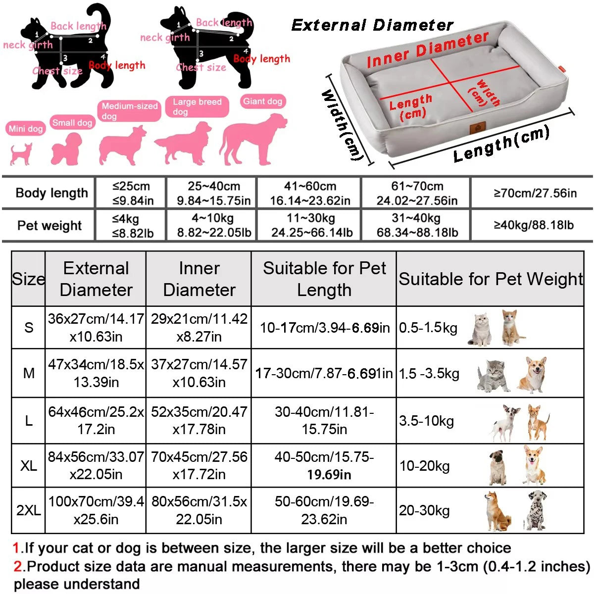 Cama sofá impermeable para perros y gatos