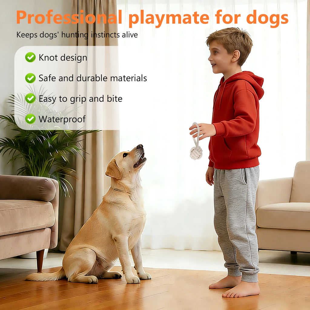 Set de 6 Cuerdas Mordedoras para Perros Juguetes de Limpieza Dental