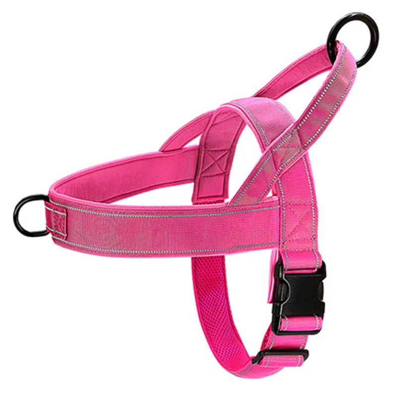 Arnés Táctico Antitirones para Perros Grandes Ajustable Reflectante y Resistente