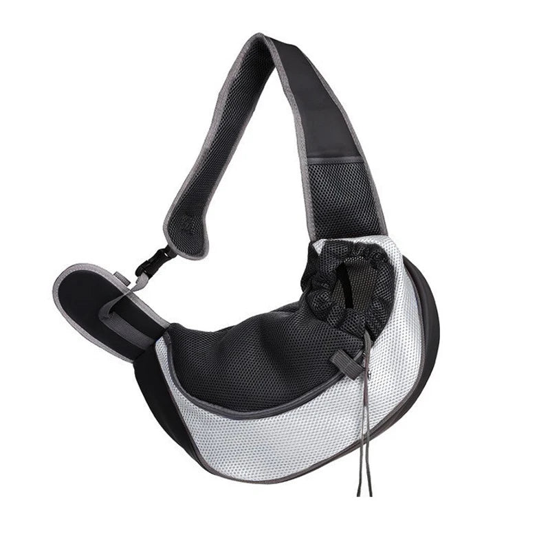 Bolso Transportín Bandolera para Perros y Gatos Pequeños Transpirable y Ajustable