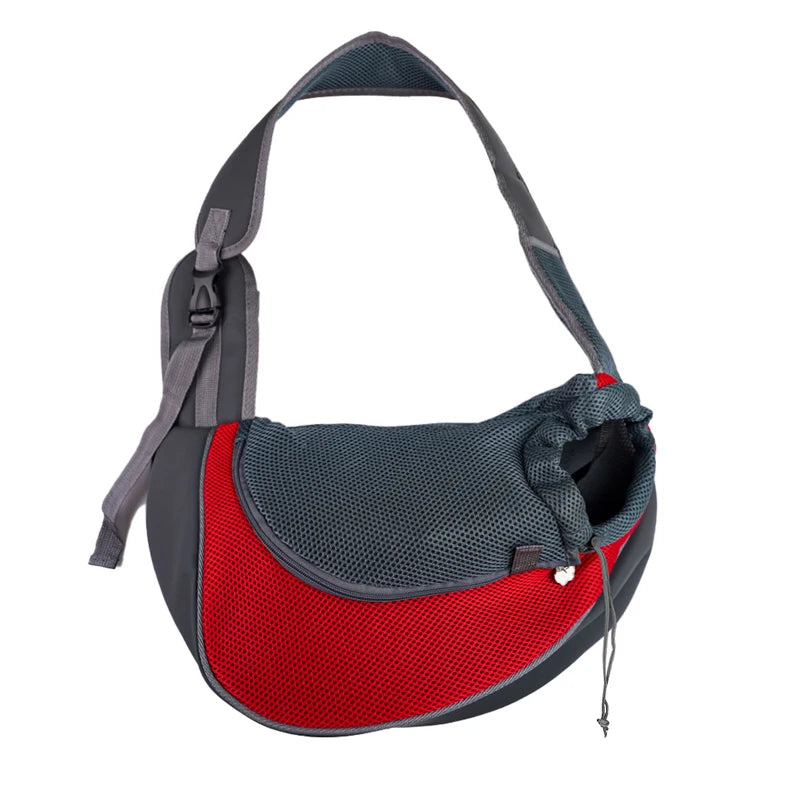Bolso Transportín Bandolera para Perros y Gatos Pequeños Transpirable y Ajustable