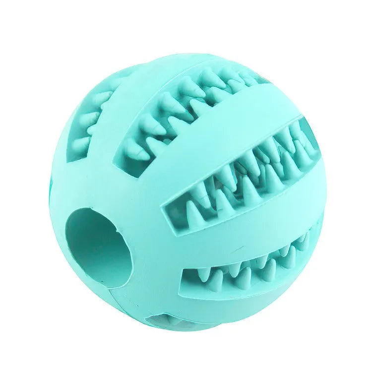 Pelota Interactiva para Perros con Dispensador de Snacks y Mordedor Dental