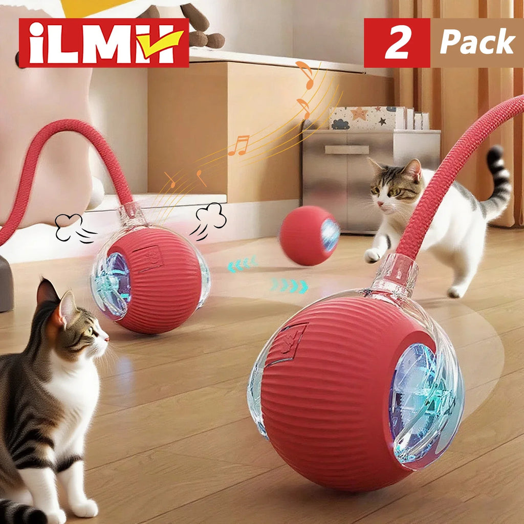 Pelota Interactiva Inteligente para Perros y Gatos con Movimiento Automático