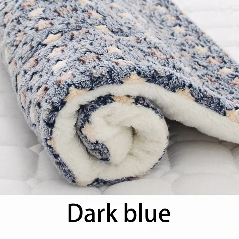 Manta y Colchoneta Suave para Perros y Gatos Cama de Invierno