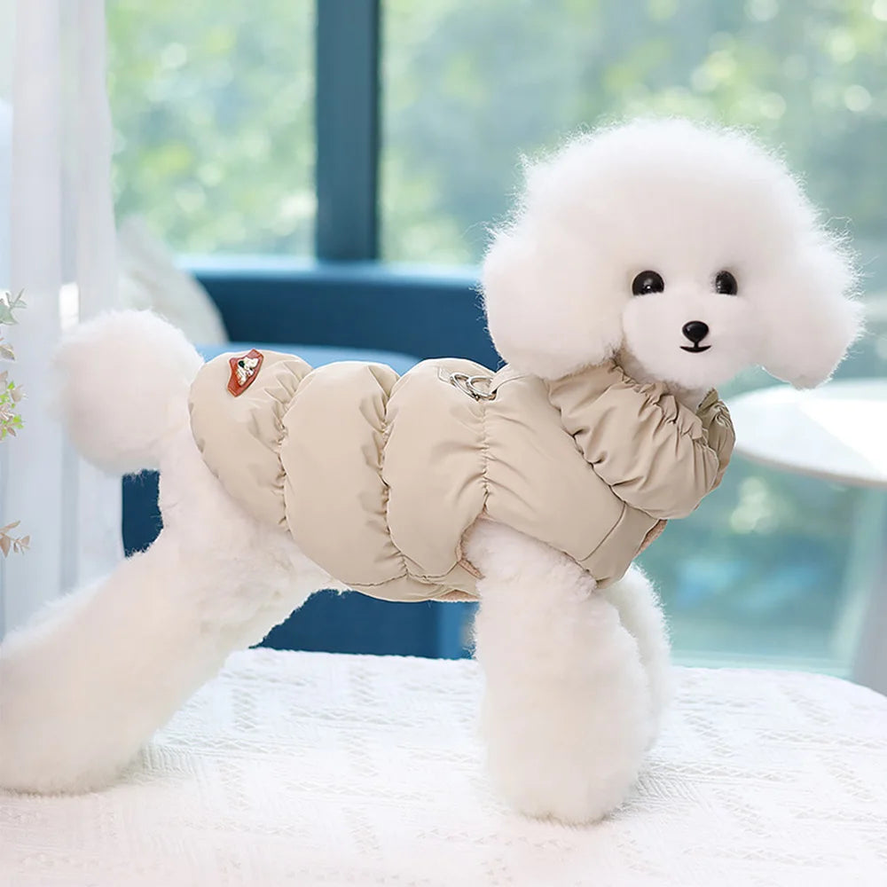 DIDOG Chaleco de Invierno Acolchado para Perros Pequeños y Medianos
