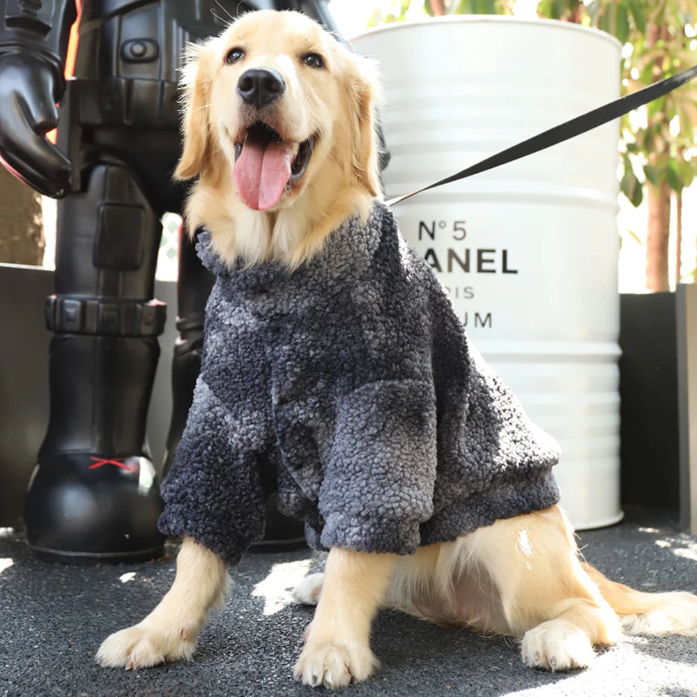 HOOPET Abrigo de Invierno para Perros Grandes con Forro de Lana