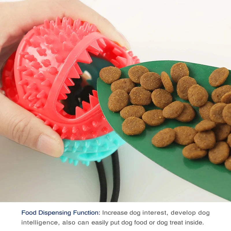 Juguete Interactivo para Perros con Ventosa y Dispensador de Snacks