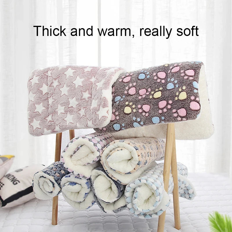 Manta y Colchoneta Suave para Perros y Gatos Cama de Invierno