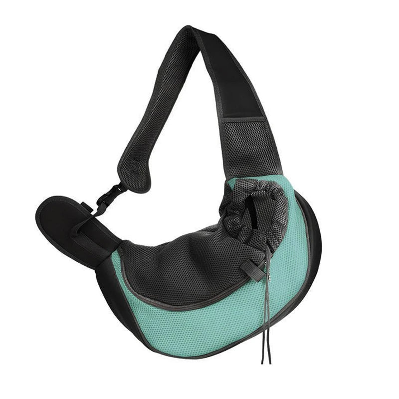Bolso Transportín Bandolera para Perros y Gatos Pequeños Transpirable y Ajustable