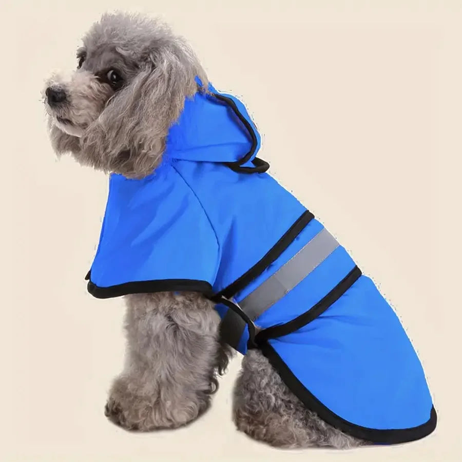 Impermeable para Perros Ajustable y Cortaviento para Lluvia