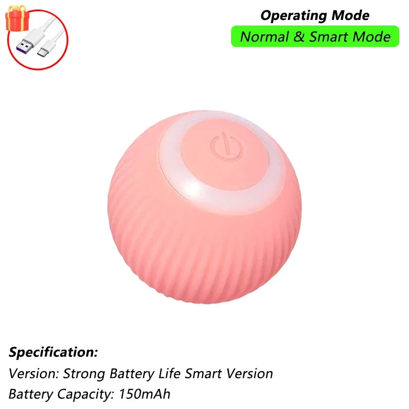 Pelota Interactiva Inteligente para Perros y Gatos con Movimiento Automático