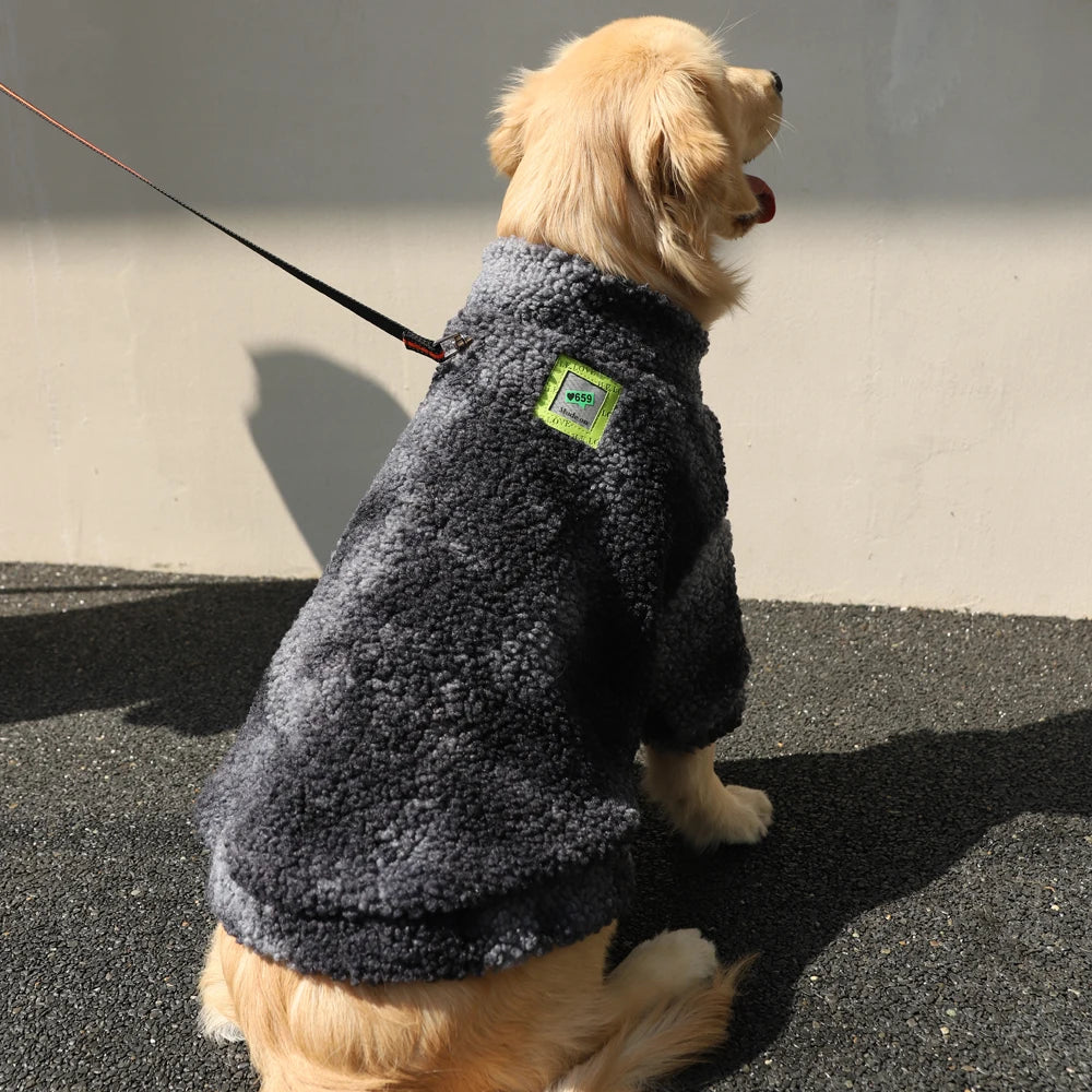 HOOPET Abrigo de Invierno para Perros Grandes con Forro de Lana