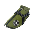 Abrigo Impermeable para Perros con Arnés Integrado para Invierno