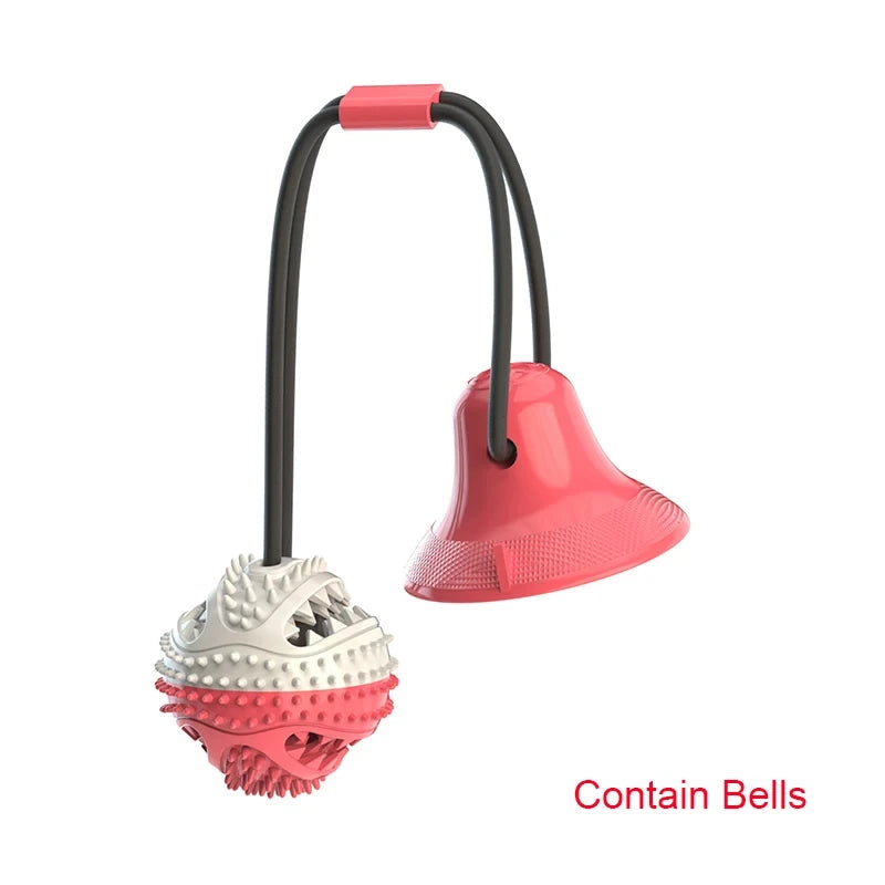 Juguete Interactivo para Perros con Ventosa y Dispensador de Snacks