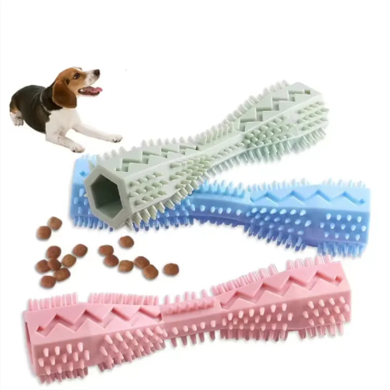 Juguete Mordedor para Perros y Gatos Resistente y Rellenable para Limpieza Dental y Entretenimiento