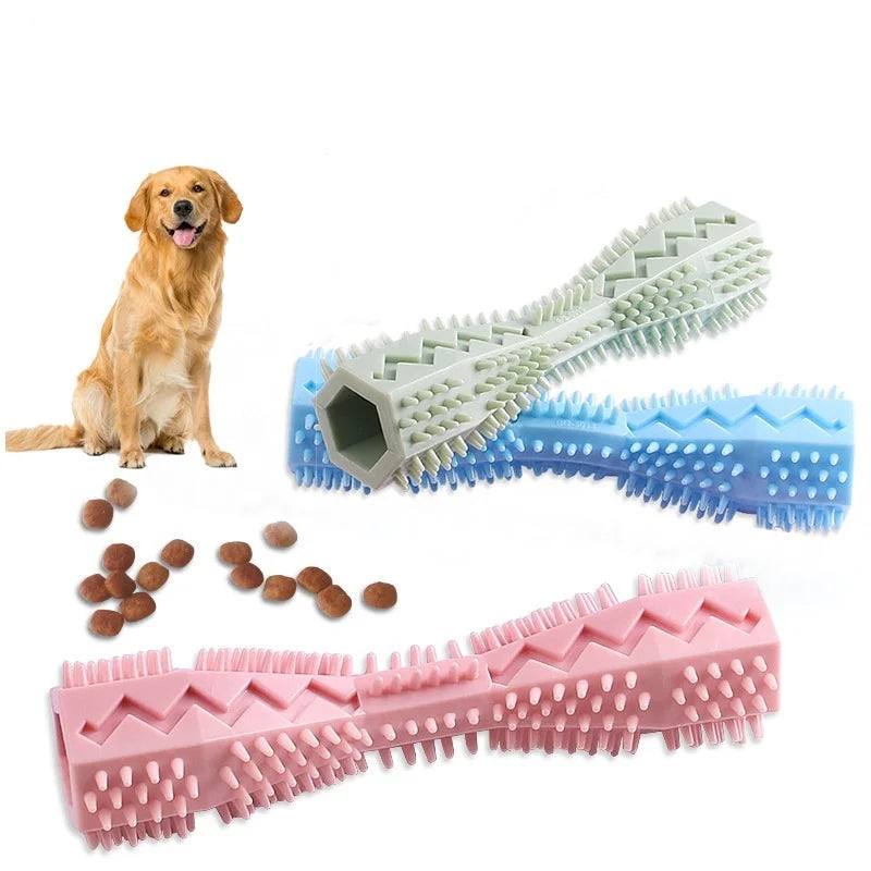 Juguete Mordedor para Perros y Gatos Resistente y Rellenable para Limpieza Dental y Entretenimiento