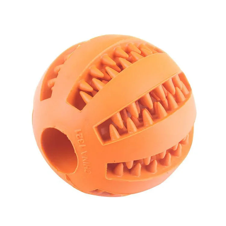 Pelota Interactiva para Perros con Dispensador de Snacks y Mordedor Dental